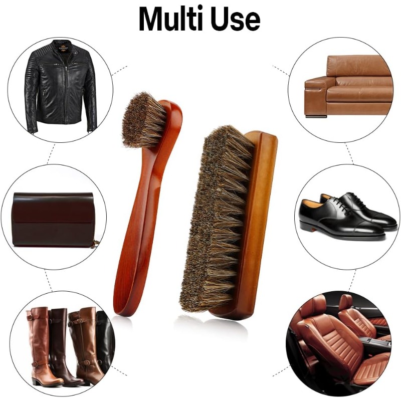 Brushing Boot Horse - Nouveau! Ensemble de 2 brosses de