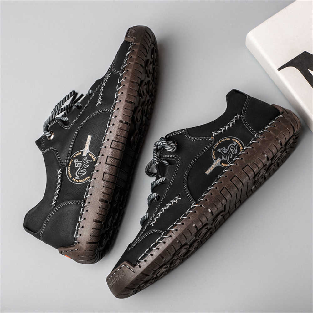 Bottes marron à lacets et seme - Outdoor Sport Brand Shoes avis et prix