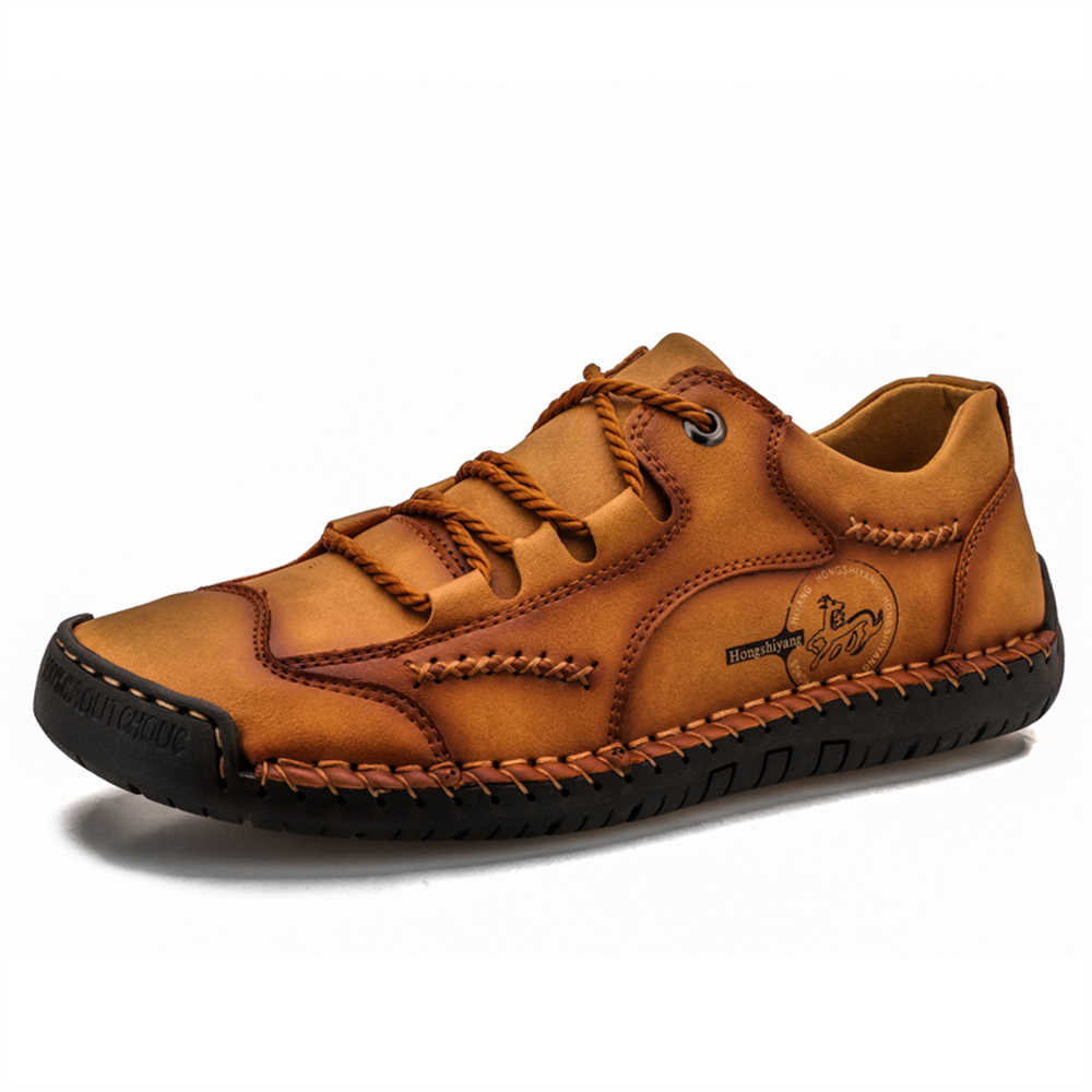 Bottes marron à lacets et seme - Outdoor Sport Brand Shoes avis et prix